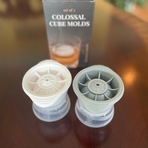 NWOT  Large Sphere Ice Molds - Set of 2